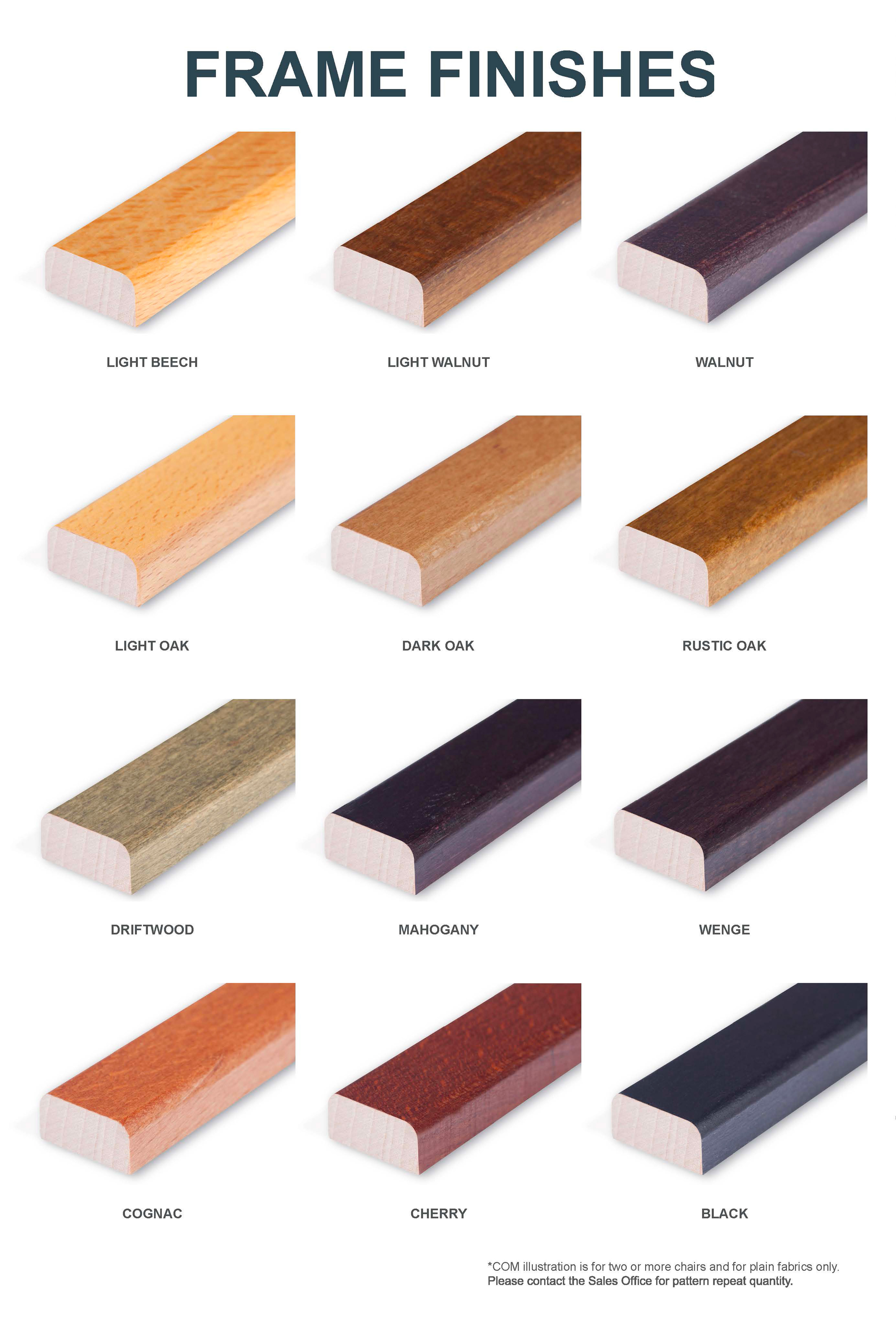 Chair Frame Finishes - Samples - main image